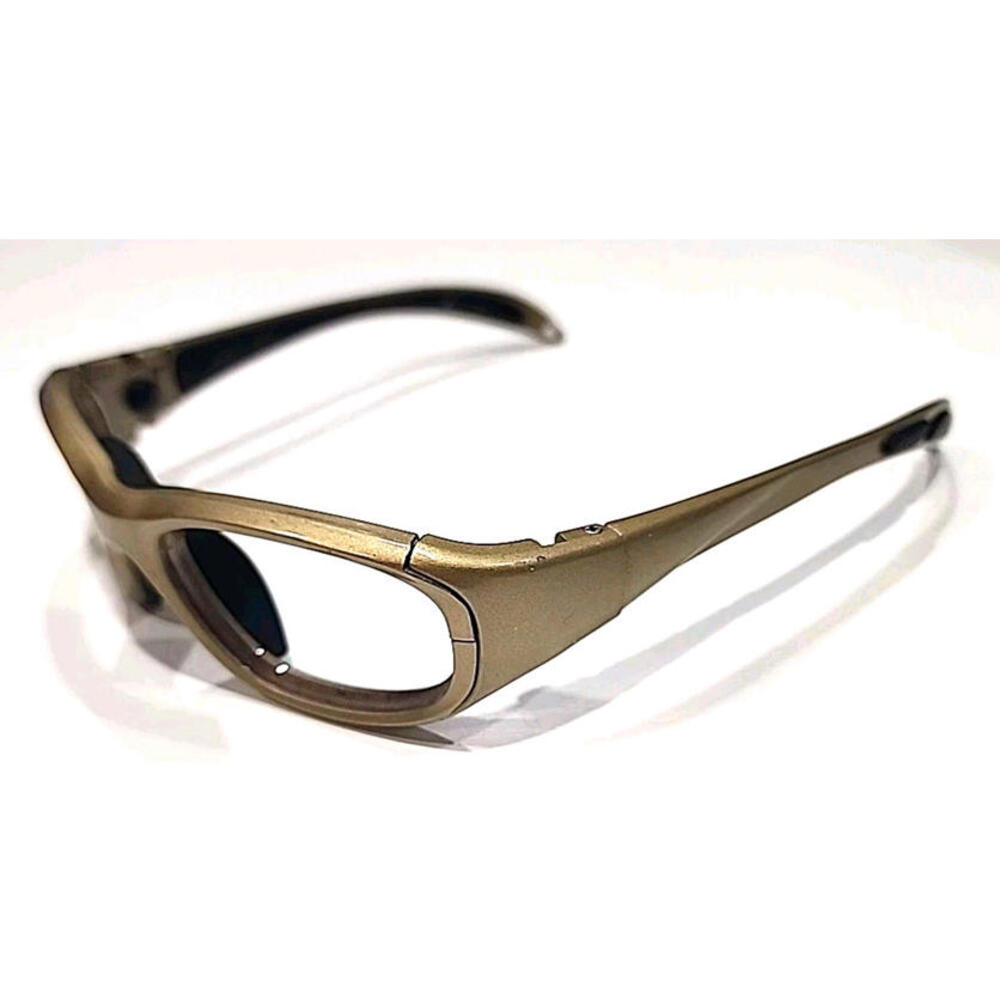 Liberty Sport MX20 Kids Rec Specs Gold Sunglasses Frame 48-17 125 NO Lenses
